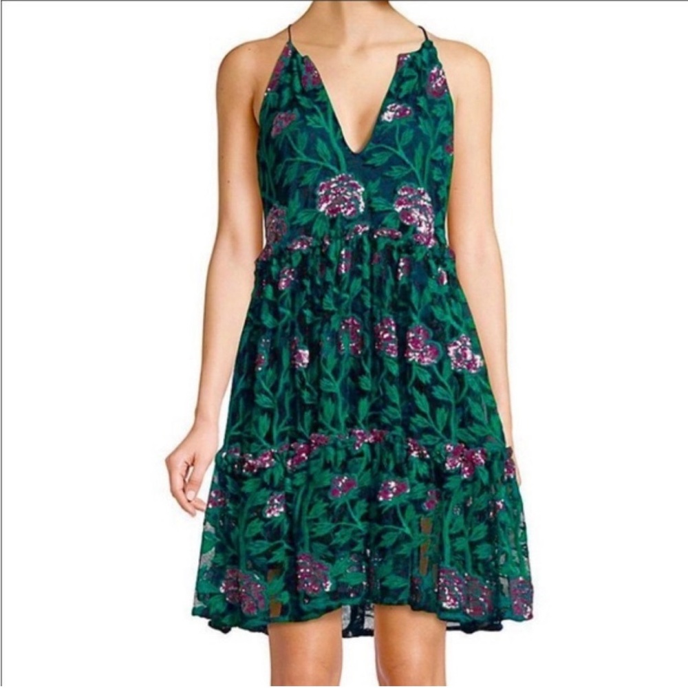 Belle Badgley Mishka lace dress size 14